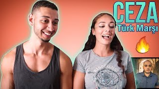 CEZA Türk Marşı Turkish March🇹🇷 Turkish Rap Reaction  Jay amp Rengin [upl. by Cela]