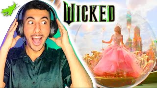 WICKED TRAILER REACTION  And I just watched the musical  Musical Theater Reaction [upl. by Belle]