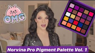 Norvina Pro Pigment Palette Vol 1  TAMARA MASCARA [upl. by Anilek]