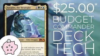 Arcades the Strategist  EDH Budget Deck Tech 25  Magic the Gathering  Commander [upl. by Dnalrag18]