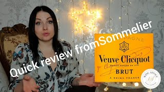 Veuve Clicquot Yellow Label Champagne BrutMadame ClicquotReview from SommelierWINE ADVICE [upl. by Sirred]