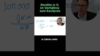 Immobilienrendite leicht erklärt 🏠💰 immobilieninvestition RenditeTipps Investieren2024 [upl. by Elmer449]