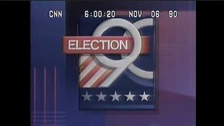 CNNs 1990 Election Night Coverage  7pm to 1am No Commercials [upl. by Pfaff]