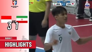 HIGHLIGHTS BABAK 1 INDONESIA BERHASIL CETAK 2 GOAL DIBABAK PERTAMA CTFA U20 FUTSAL INVITATION 2019 [upl. by Faus784]