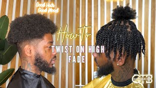 Best Twist on High Top Fade [upl. by Ellett]