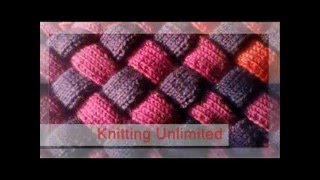 Entrelac Knitting Patterns [upl. by Wilde]