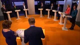 Partiledardebatt om invandring med Jimmie Åkesson SD 20150510 Sverigedemokraterna [upl. by Panthia]