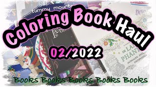 Coloring Book Haul  022022 [upl. by Laetitia]