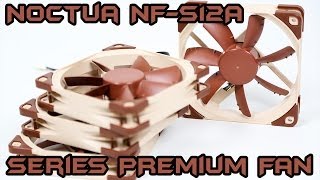 Review Noctua NFS12A Series Premium Fan  Unboxing amp Review German [upl. by Eidissac]