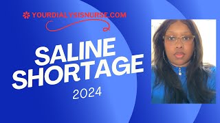 Saline Shortage 2024 [upl. by Aicelav]