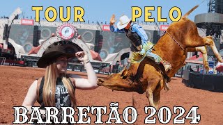 FESTA DO PEÃO DE BARRETOS 2024  Terceiro VLOG DE RODEIO BARRETÃO Tour completo  vôo panorâmico [upl. by Mallon]