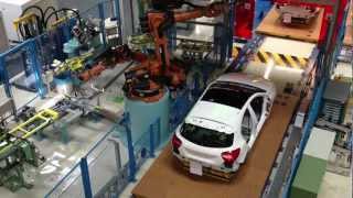 Mercedes AKlasse BKlasse W176 W246 Werk Rastatt FOOTAGE Production Plant [upl. by Dixon]