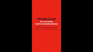 🇺🇸🗳️ TIMELINE CLAVE ELECCIONES EEUU 2024 [upl. by Enneillij893]