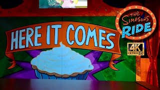 The Simpsons Ride 4K POV  Universal Studios Orlando  762024 [upl. by Kemme]