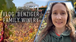 Vlog Benziger Family Winery in Glen Ellen  Biodynamic [upl. by Dareg]