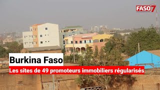 Burkina Faso  Les sites de 49 promoteurs immobiliers régularisés [upl. by Ryhpez]