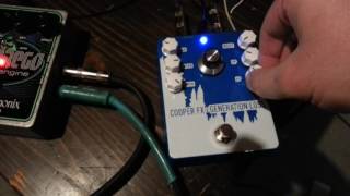 EHX Superego drone with Cooper FX Generation Loss in loop [upl. by Ahsitam]