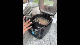 Hamilton Beach Electric Deep Fryer Cool Touch Sides Easy to Clean Non [upl. by Eilhsa786]