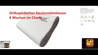 Orthopädisches Nackenstützkissen 6 Wochen im Check [upl. by Kalikow]