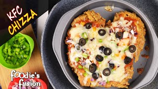 চিকেন চিজ্জা  ফ্রাইড চিকেন চিজ্জা  পিজ্জা  KFC Chizza Fried Chicken Pizza recipe Bengali Chizza [upl. by Keever]