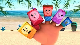 The Finger Family Juice Packets  Ice Cream amp Bread Finger Family Songs And More Collection [upl. by Arlyne718]