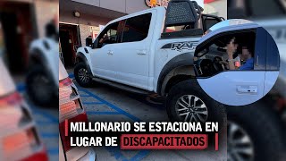 MILLONARIO se estaciona en lugar para DISCAPACITADOS 😡 [upl. by Diandra427]