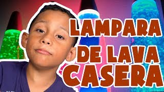 Experimento con lampara de lava casera  Ciencia para niños [upl. by Heshum]