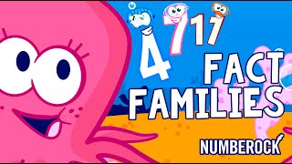 Fact Family Song  Addition amp Subtraction with Number Bonds  How to Add amp Subtract 9514 amp 7411 [upl. by Arahat]