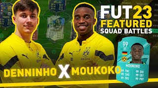 quotThis team is a blastquot  Squad Battle with Youssoufa Moukoko amp Denninho  FIFA 23 [upl. by Oigres]