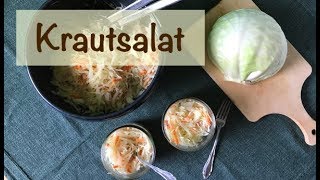 Krautsalat aus blanchiertem Kohl mit Speck ohne Mayonnaise [upl. by Secor]