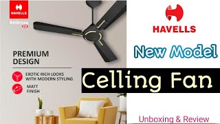 Havells new Ceiling Fan Embros ES  Unboxing amp Review Full Details in Bengali [upl. by Elenahc]