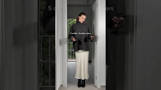 5 outfits  5 winter colors 🫶🏽 winteroutfitinspo winteroutfits elegantoutfits classystyle [upl. by Lesiram]