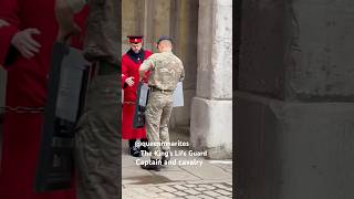 Captain and cavalry ♥️🇬🇧🙏The King’s Life Guard highlights horse london hisrory travel [upl. by Pauletta]