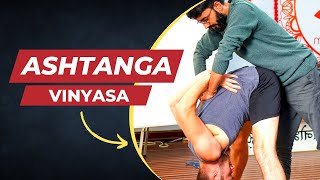 Ashtanga Vinyasa Yoga by Pankaj Ji  Start your day with This  Yoga Teacher Training Rishikesh 🧘‍ [upl. by Stearns]