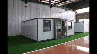 How to fold 20ft expandable container house [upl. by Watt]