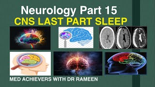 Neurology 15 CNS Last part sleep [upl. by Wake]