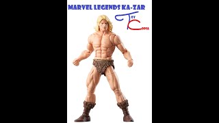 Review and unboxing Marvel Legends KaZar [upl. by Eiboj94]