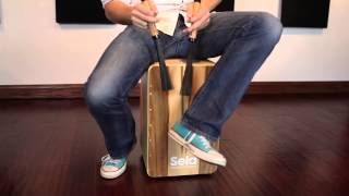 Cajon Brush Sound Demo  Regular [upl. by Norvun]