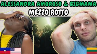 REACTION TO Alessandra Amoroso amp BigMama  Mezzo Rotto Music Video  FIRST TIME HEARING [upl. by Anilas42]