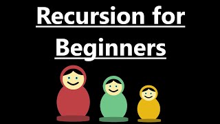 Recursion for Beginners  Fibonacci Numbers [upl. by Drofdarb]