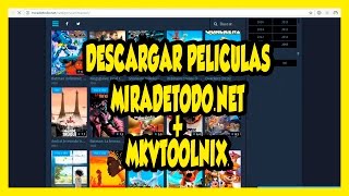 DESCARGAR PELICULAS DE MIRADETODONET  MKVTOOLNIX [upl. by Philipp625]