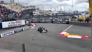 Riccardo Patrese at the 2018 Grand Prix de Monaco Historique [upl. by Tannenwald]