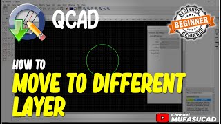 QCAD How To Move To Different Layer [upl. by Johen]