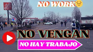 muchos MIGRANTES cansado sin encontrar trabajo en NEW JERSEY NEWARK [upl. by Ahsiekal94]