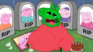 Zombie Apocalypse Peppa Family Rescues Pig City 🧟‍♀️  Peppa Pig Funny Animation [upl. by Etak]