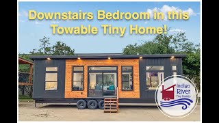 Downstairs Bedroom in this 10’ wide Dry Cabin built for a Blueberry Farm [upl. by Cherri486]