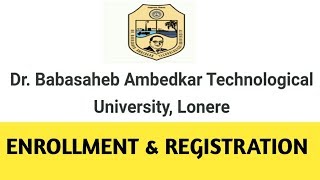 DBATU University admission enrollment registeration  new admission enrollment full information [upl. by Asihtal]