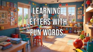 Learning Letters with Fun Words [upl. by Sito458]