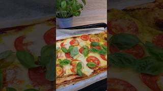 Caprese tart with Pesto shortsasmrfoodfastfood [upl. by Cresa]