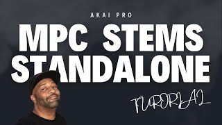 Akai Pro MPC Stems in Standalone Mode Tutorial for Beginners [upl. by Keen]